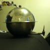 spherical beverage dispenser left view