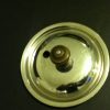 dispenser lid with brass handle